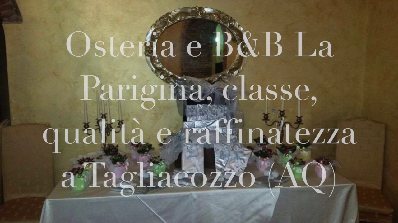 Ristoranti - Osterie - B&B Bed & Breakfast Abruzzo: Osteria 