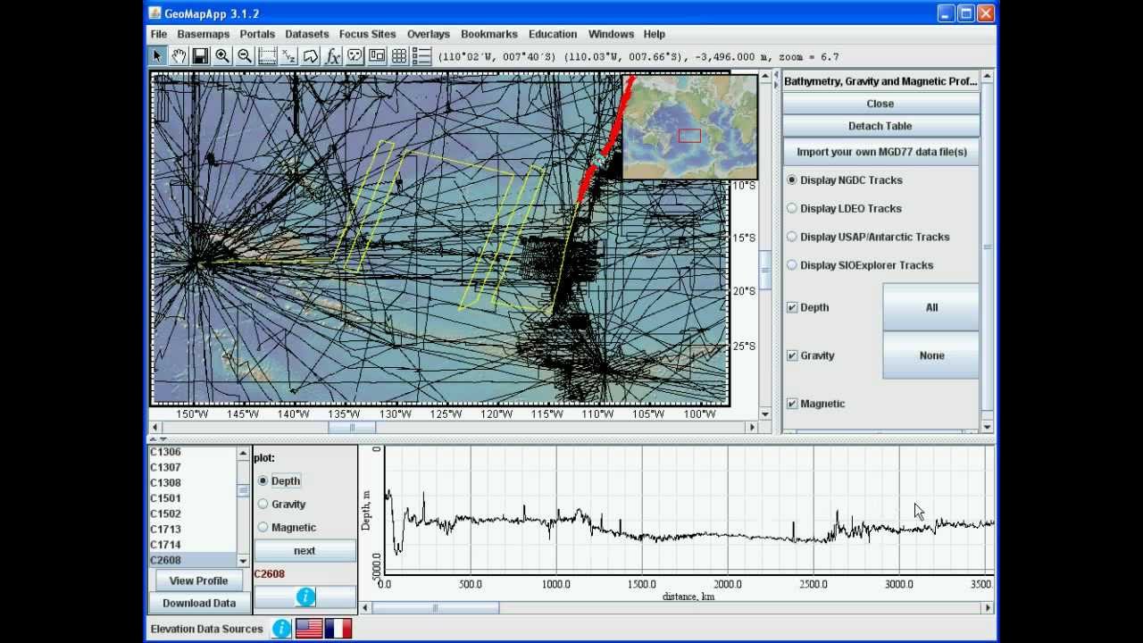 Portals: Underway Ship Track Data