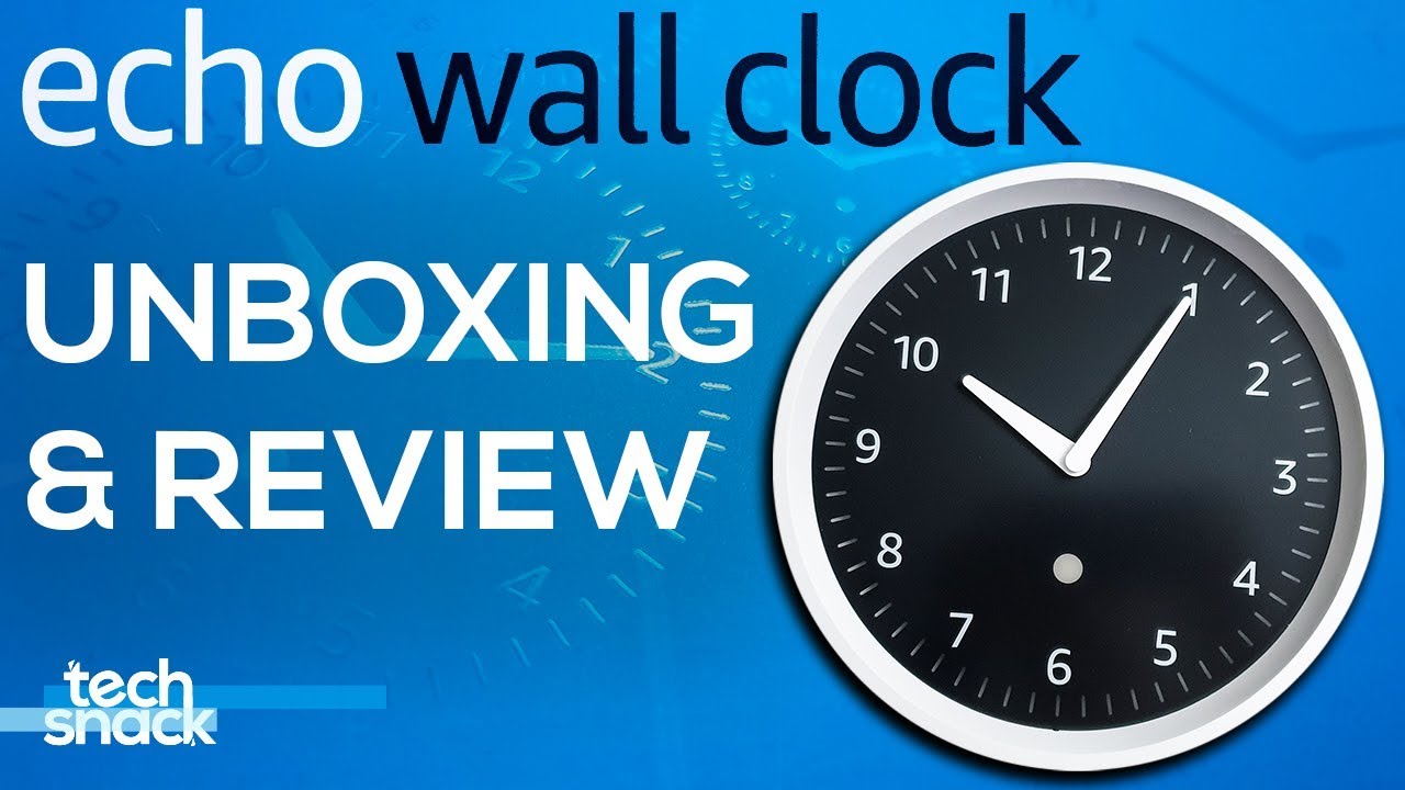 Amazon Echo Wall Clock - Unboxing, Installation und Review (deutsch)