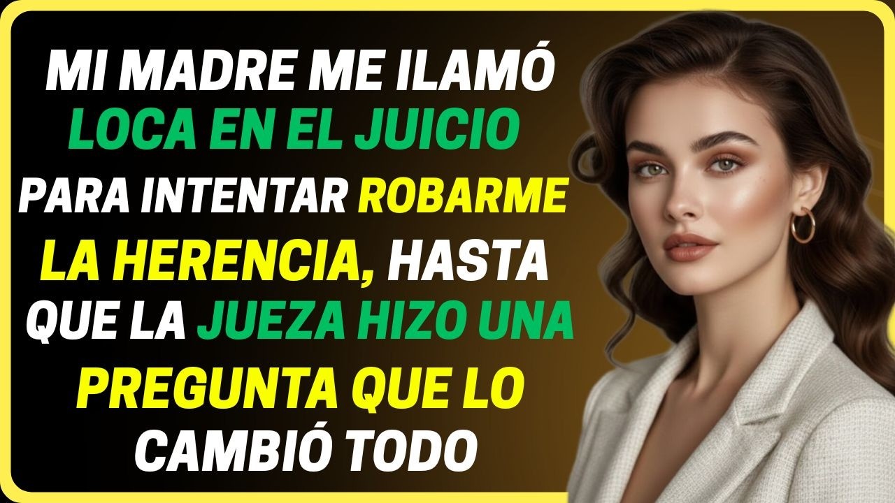 Mi madre quería declararme loca para robarme la herencia, hasta que la jueza intervino.
