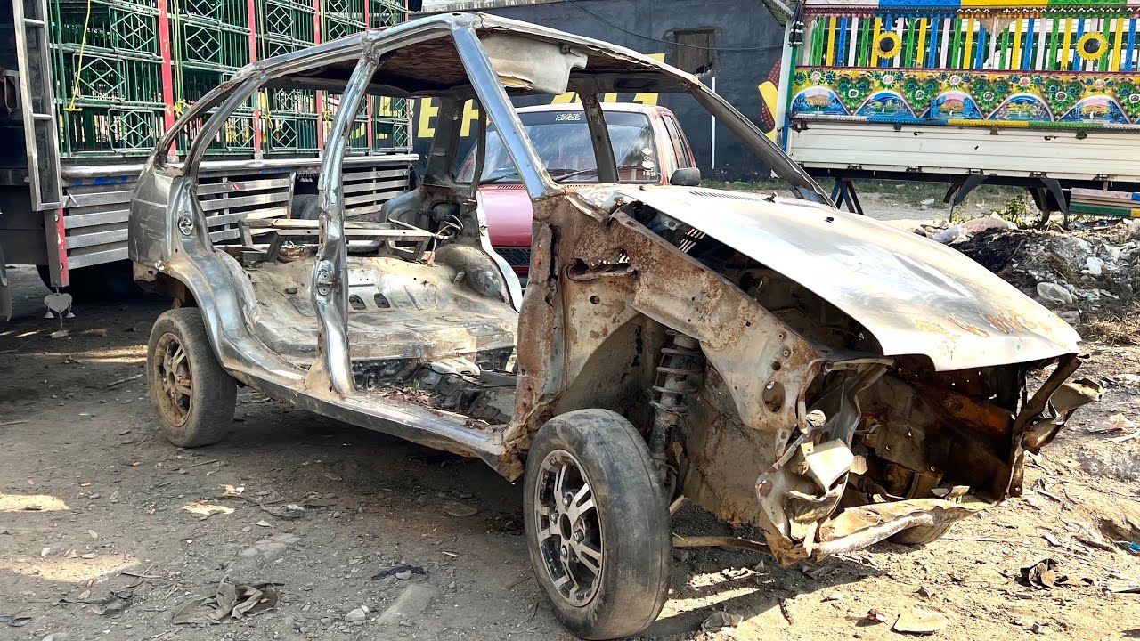 Genius Mechanic Repair and Restoration 30 Years Old Suzuki Mehran Start to finish by performance