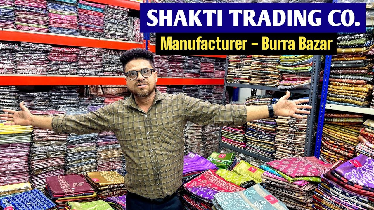 Authentic Jaipuri Hand Block Saree Manufacturer in Burra Bazar - SHAKTI TRADING CO. KOLKATA 