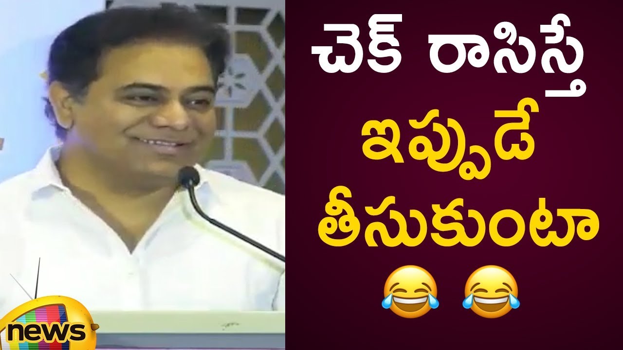 IT Minister KTR Funny Comments On Thundersoft Company At 1st Anniversary Celebrations | Mango News