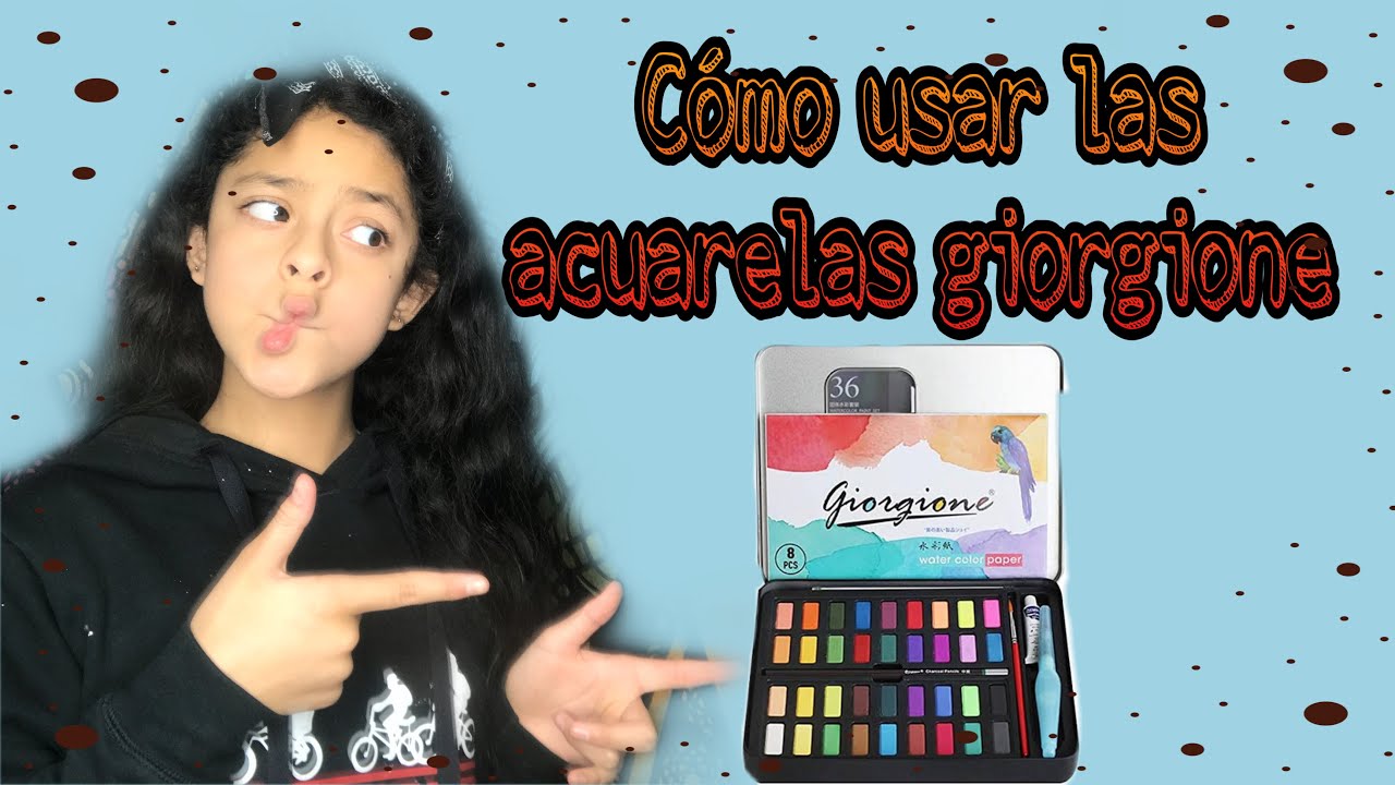 Como usar las acuarelas giorgione ✨🤩