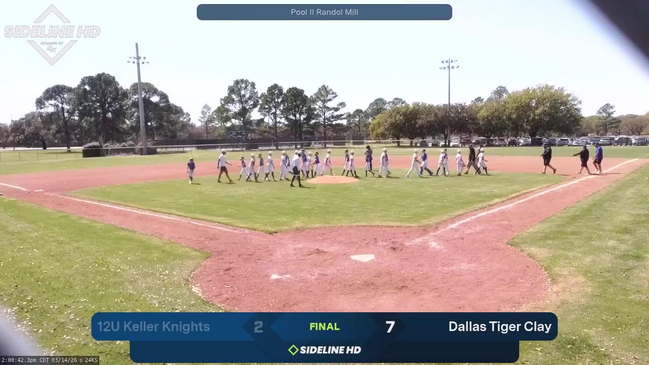 12U Keller Knights @ Dallas Tiger Clay (2026.03.14)