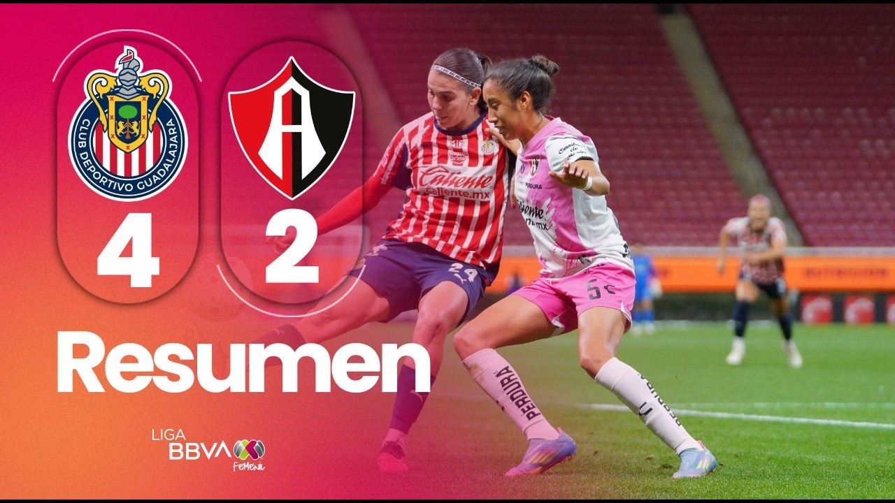 CHIVAS 4-2 ATLAS J9 | Remontada rojiblanca en el Clásico Tapatío
