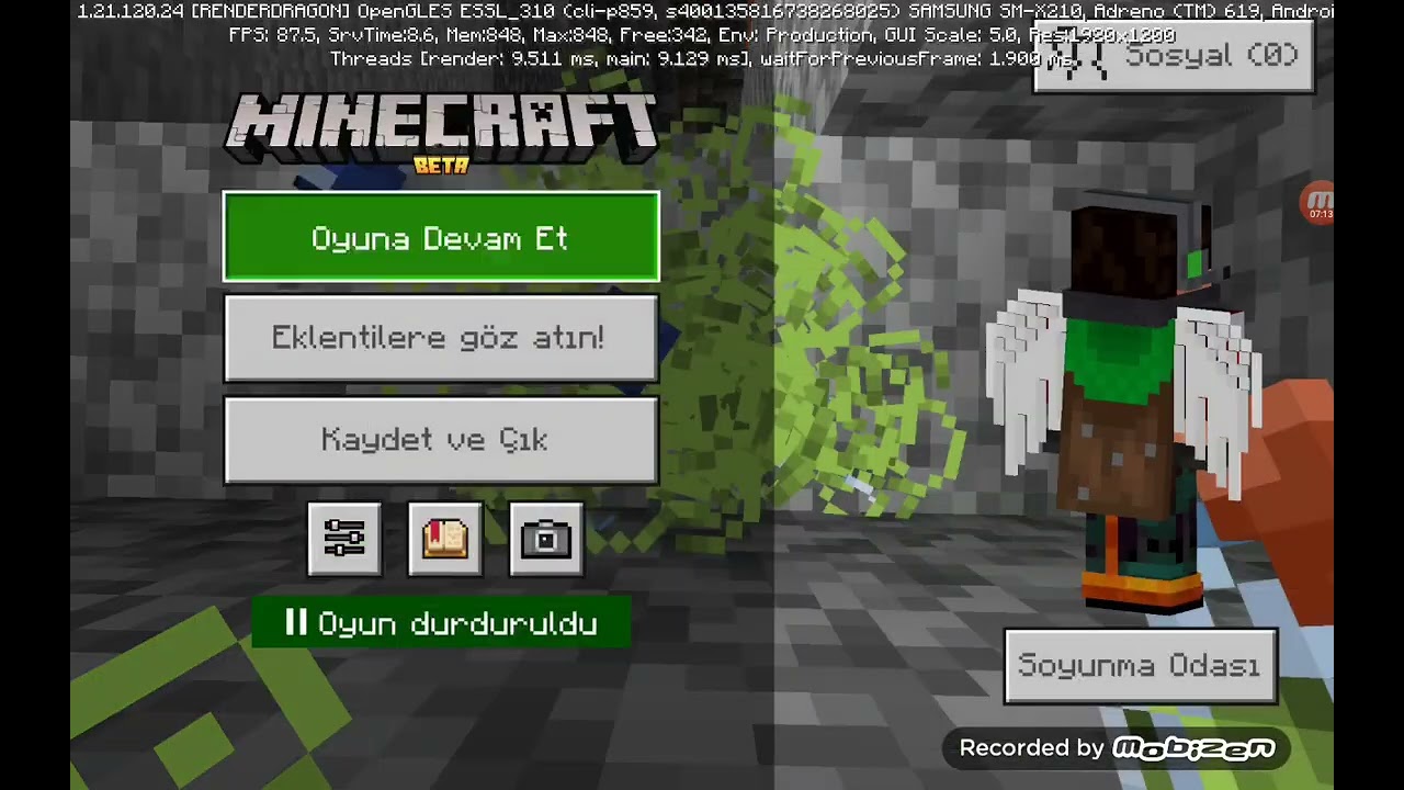 Minecraf ama oyunu bitirmeye çalıştım #minecraftsurvivalseriesepisode1 #minecraft 