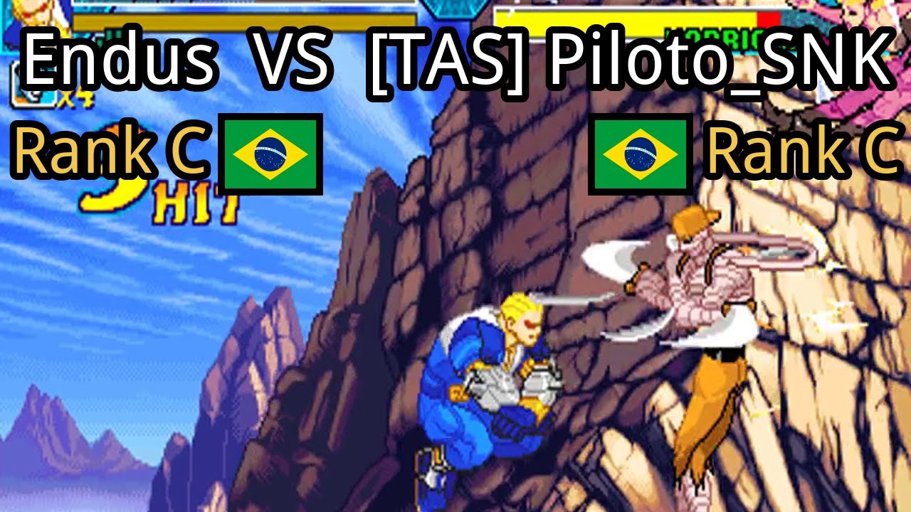 Marvel vs Capcom - clash of super heroes: (BR) Endus vs (BR) [TAS] Piloto_SNK