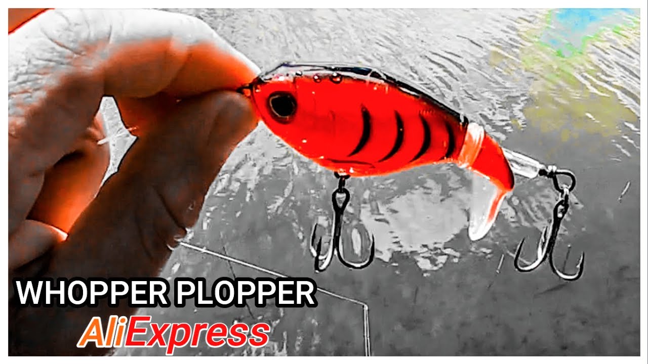 WHOPPER PLOPPER DO ALIEXPRESS... Isca Artificial Importada com o melhor preço!!!