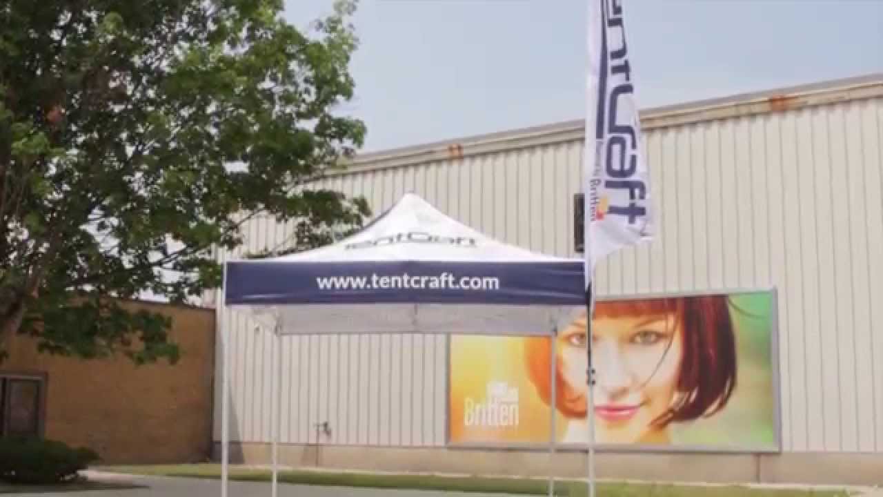 TentCraft - Attaching Flags to Pop Up Tents