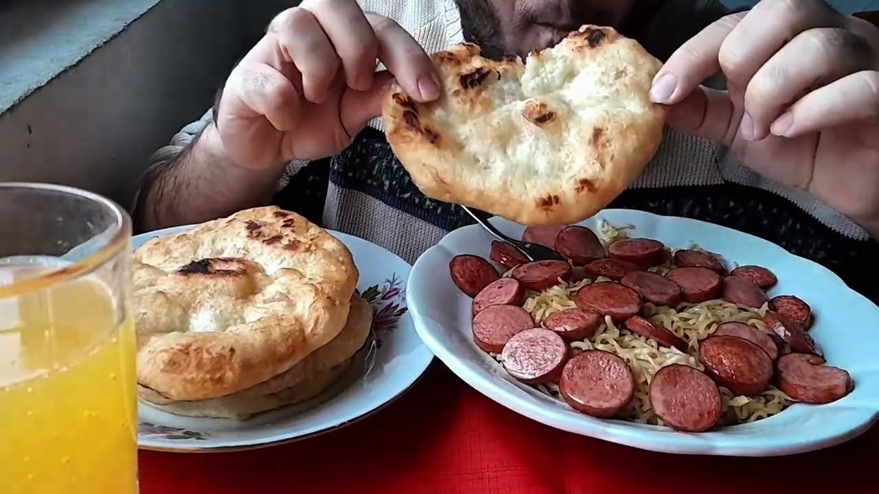 ASMR Лапша с Сосисками и Мекици | ASMR Болгария