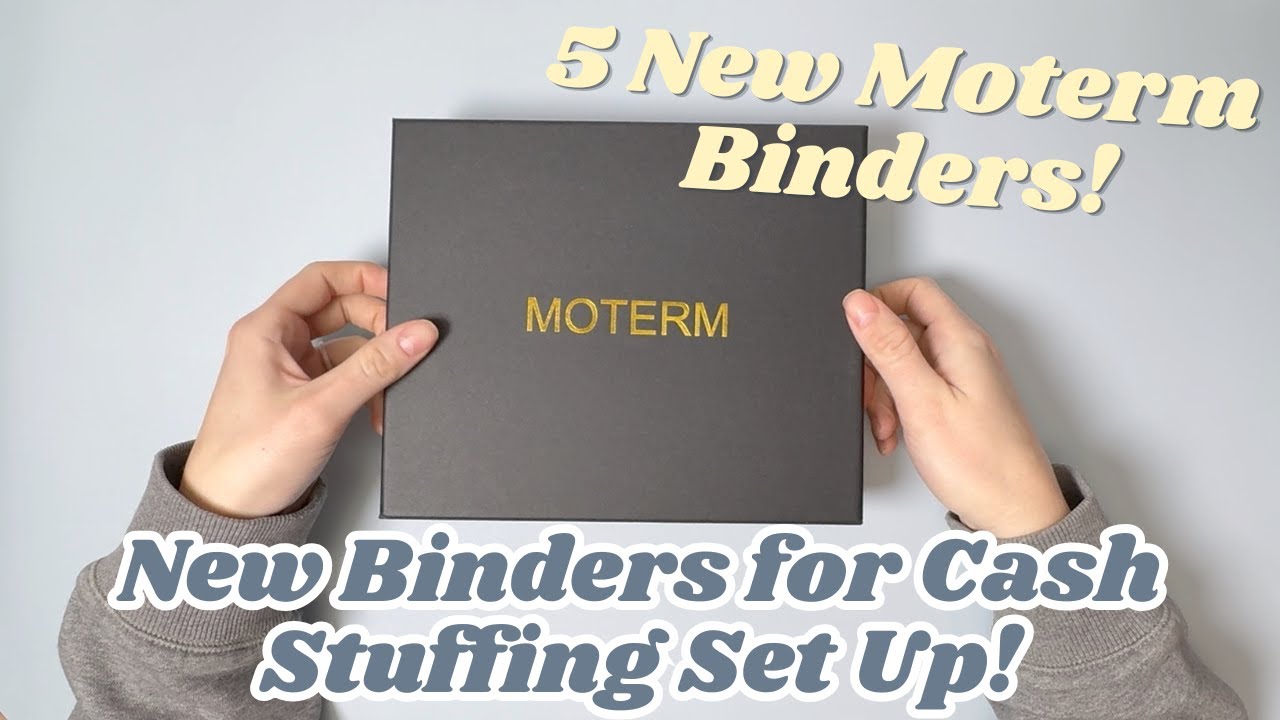 Setting Up my New Moterm Binders! || New Cash Envelope Set Up || New Desk Mat!