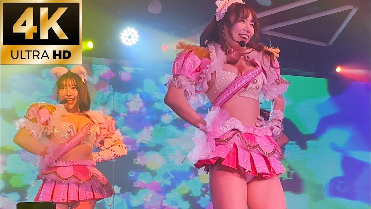 Cutie Pantherを踊る美女　ねね＆みなみ＆りん　バーレスク東京　名古屋店　TS　4K fancam 2023/1月