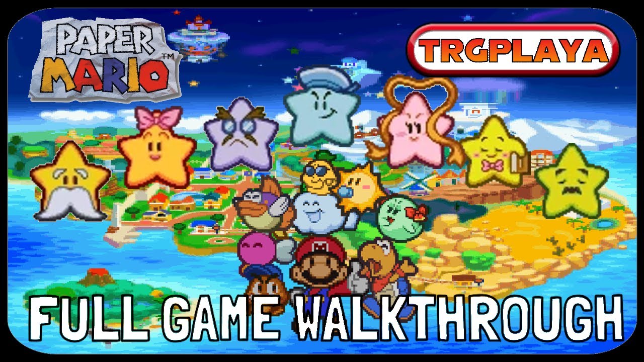 Paper Mario - Full Game Walkthrough (1080p)