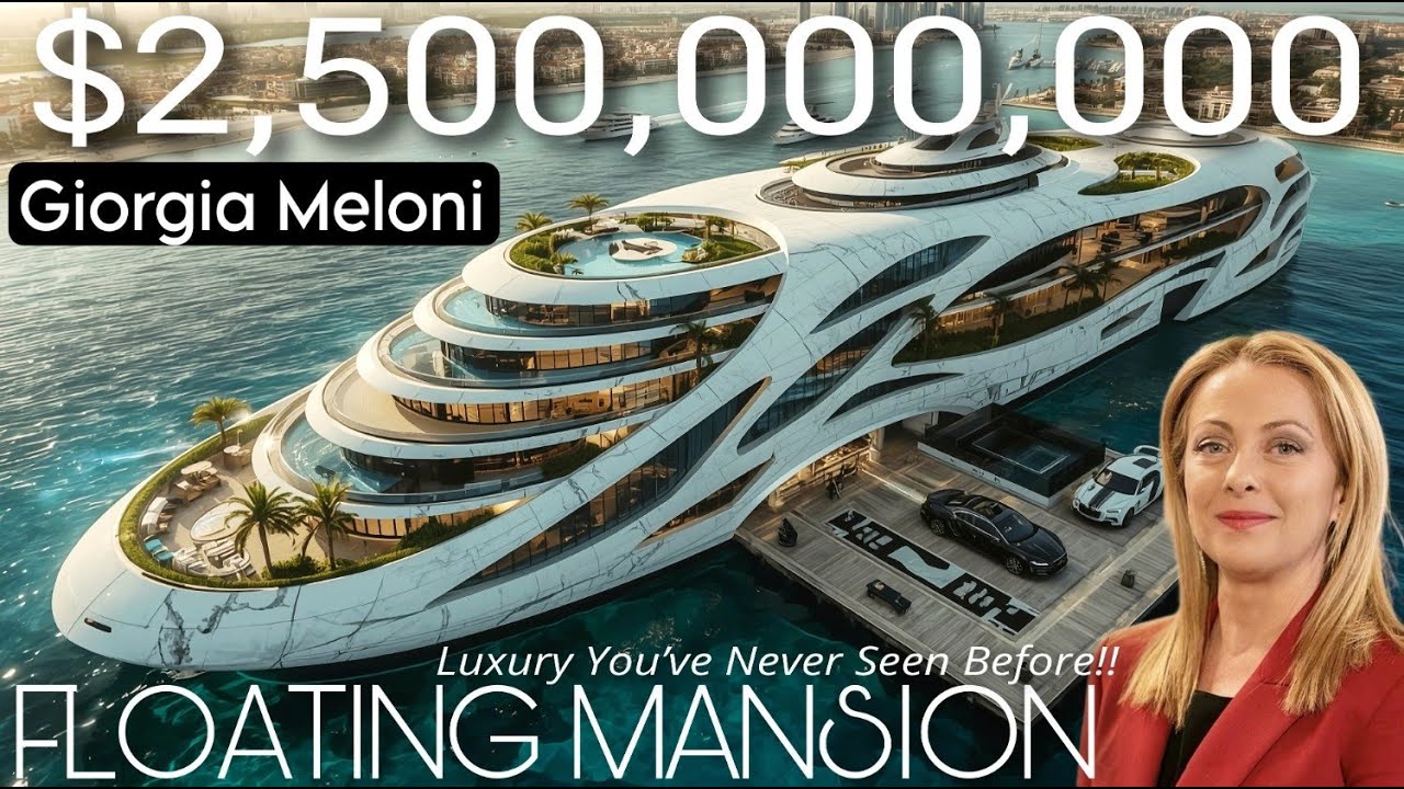 Inside ITALY's PM Giorgia Meloni’s $2.5 Billion Mega Yacht Mansion