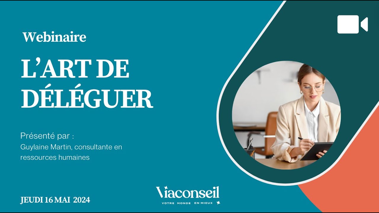 Webinaire L'Art de déléguer