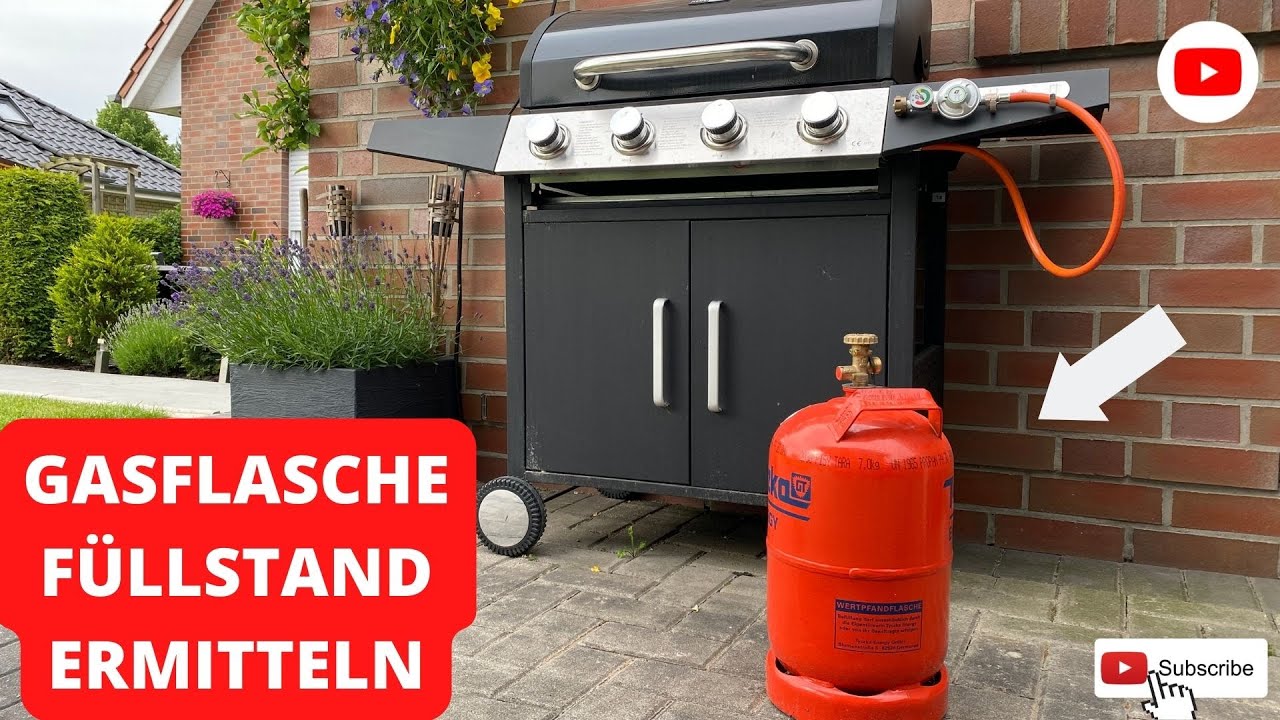 GRILLEN: Gasflaschen F&uuml;llstand ermitteln? Ganz einfach, 3 Tricks...