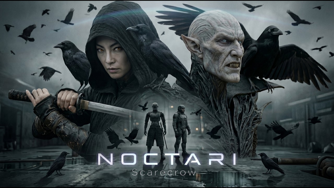 NOCTARI 2 - Scarecrow. Sci-fi fantasy action with monsters, Kung-fu, robots, Creatures and Vampires