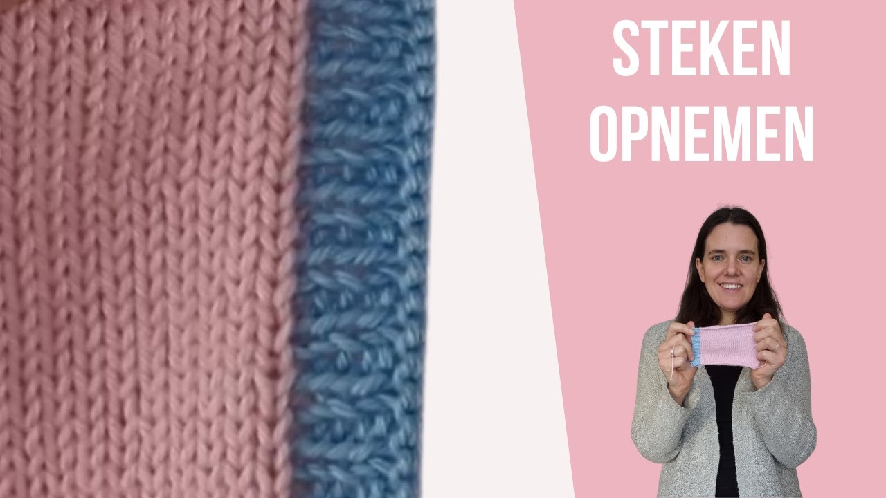 Steken opnemen aan de zijkant - bijvoorbeeld voor vest