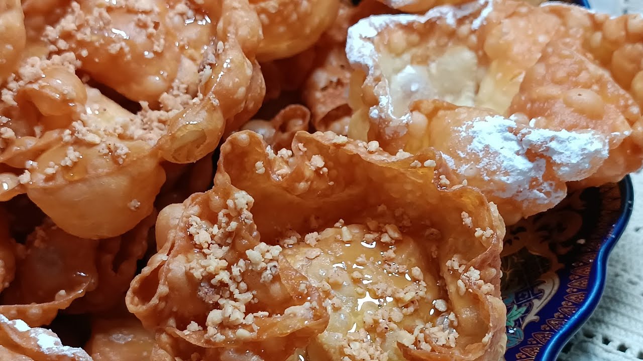 شكون عاقل على هاد الحلوة من الزمن الجميل👈👑 من أروع وأقدم الحلويات المغربية💯💯 حلوة الغراف الرائعة😋👌❤️