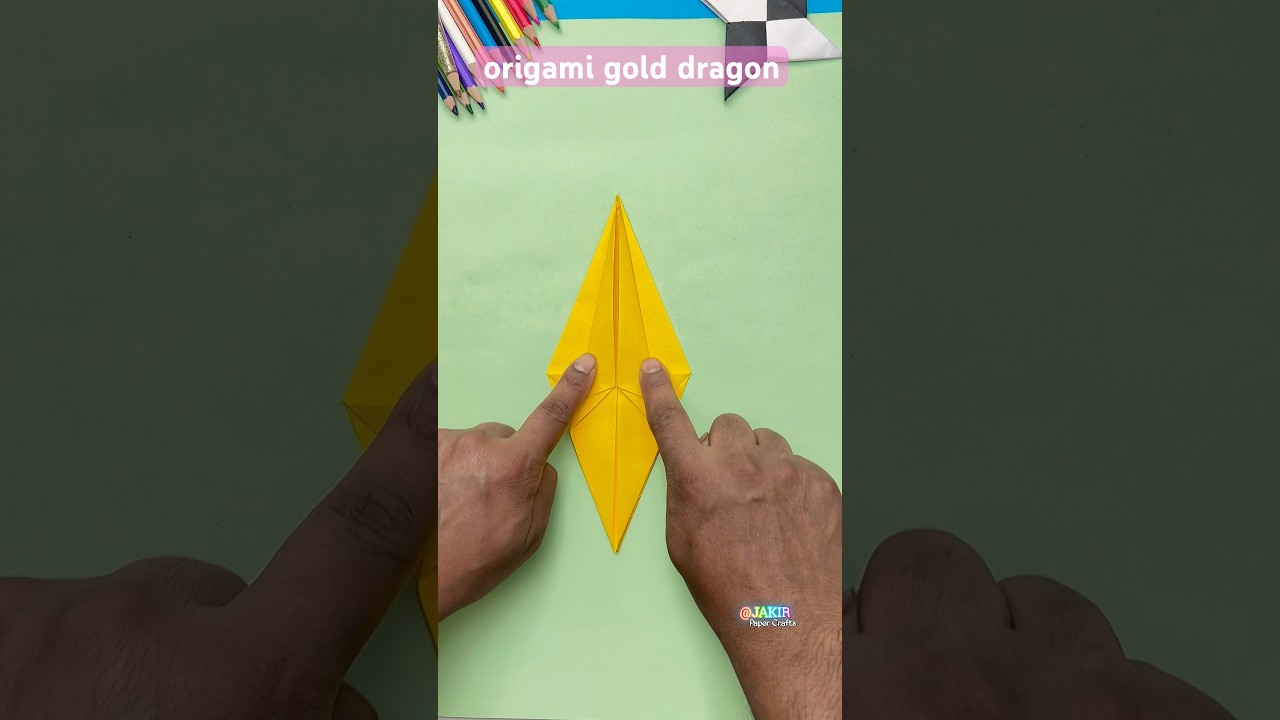 Origami Dragon /how to make origami dragon with paper/ paper Dragon 