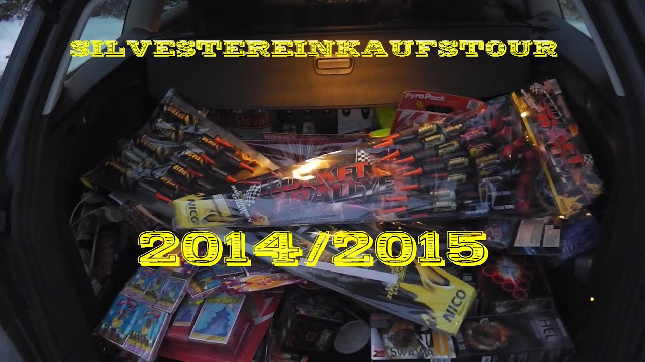 Silvester-Einkaufstour (Feuerwerk) 2014/2015 - Pyrocrackerfireworks *HD*