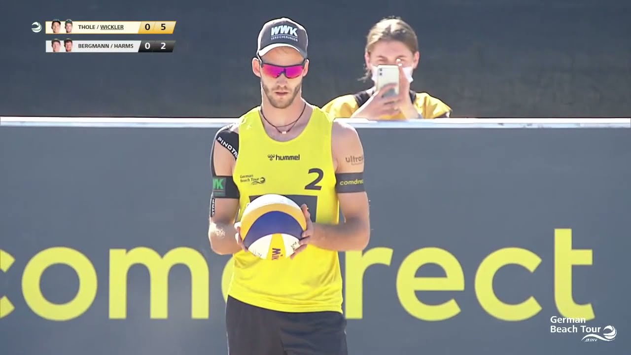 Halbfinale Deutsche Beach-Volleyball Meisterschaften | Thole/Wickler vs. Bergmann/Harms