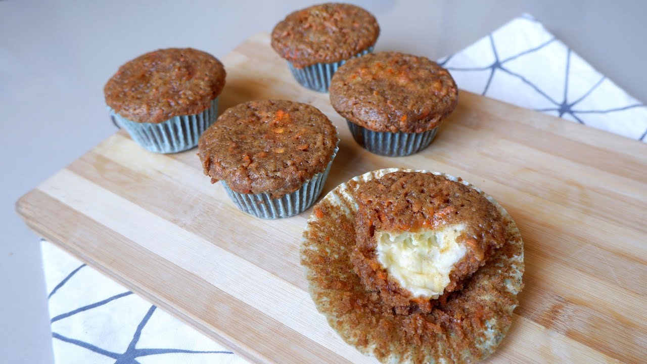 Best Carrot Muffins with Creamcheese Filling | Recipe