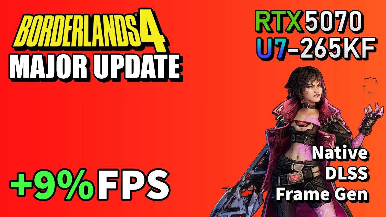 Borderlands 4 RTX 5070 - 1080p | 1440p | 4K