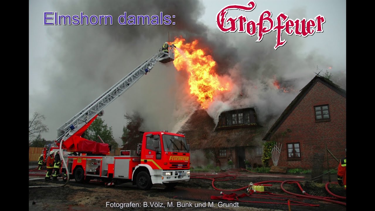 Elmshorn damals: Großfeuer in Elmshorn und Umgebung (1)