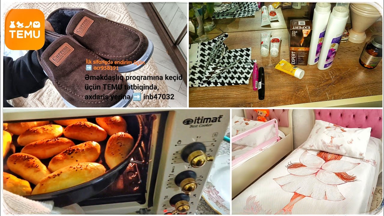 TEMU dan atam üçün aldıqlarım gəldi📦 Həyətimizdə işlərin gedişatı🤌🏻Yoldaşımın Ailə evinə getdik🥰