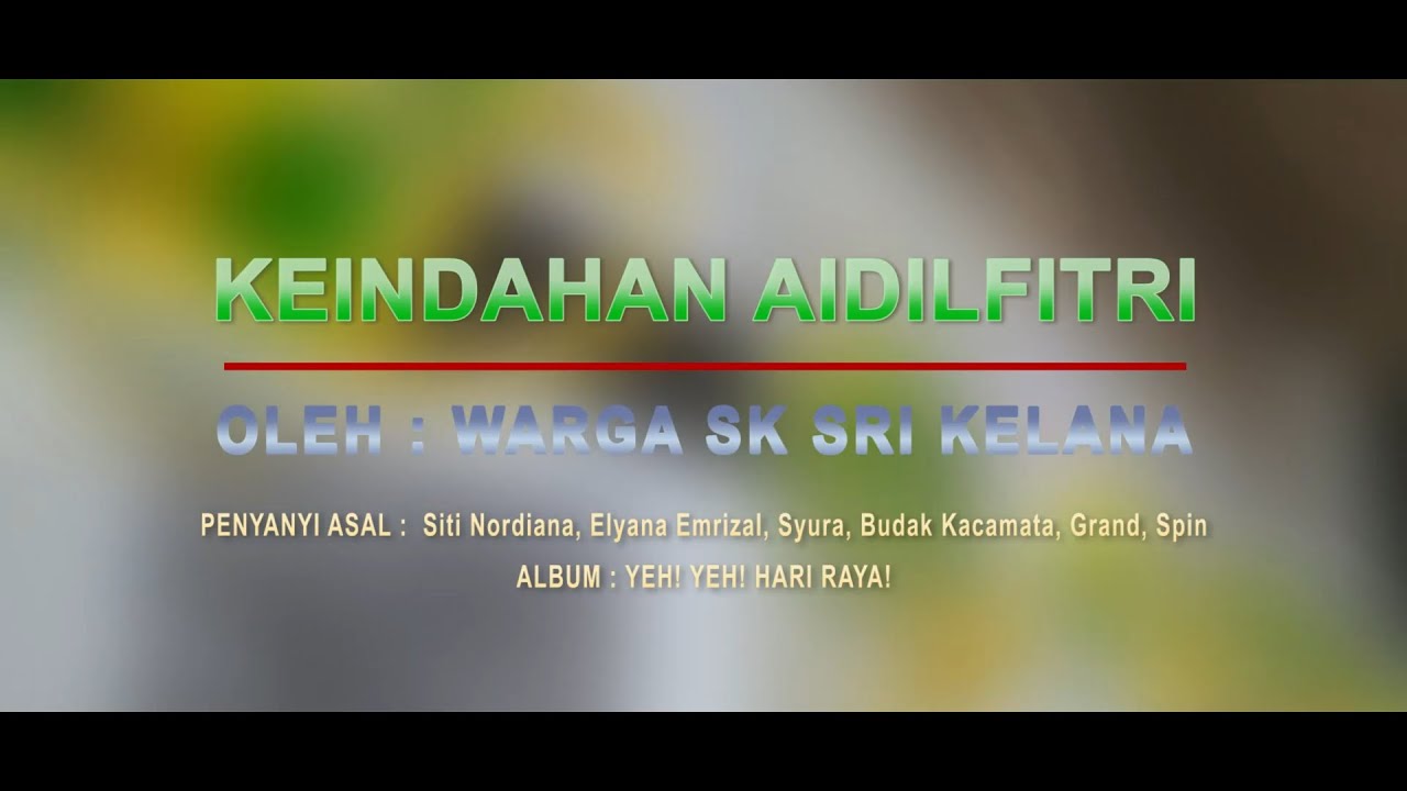 Keindahan Aidilfitri || PARODY RAYA SKSK 2023