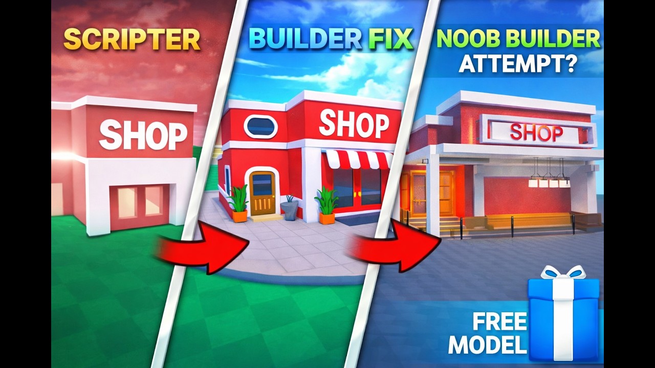 Scripter Shop vs Builder Fix vs My Edit… Who Did It BEST? (FREE MODEL)