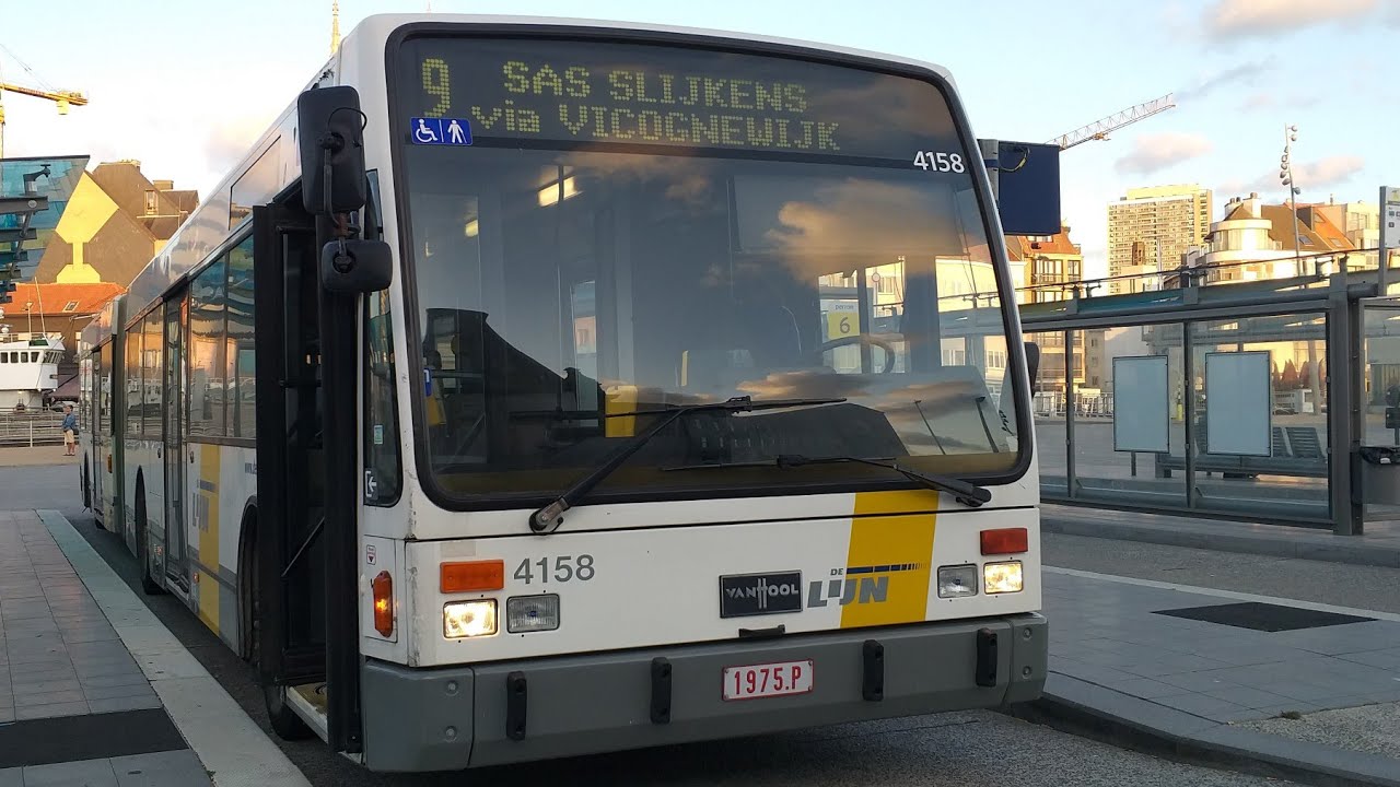 VanHool AG300 4158 | 9 - Sas Slijkens via Vicognewijk | Lijn opname | Oostende