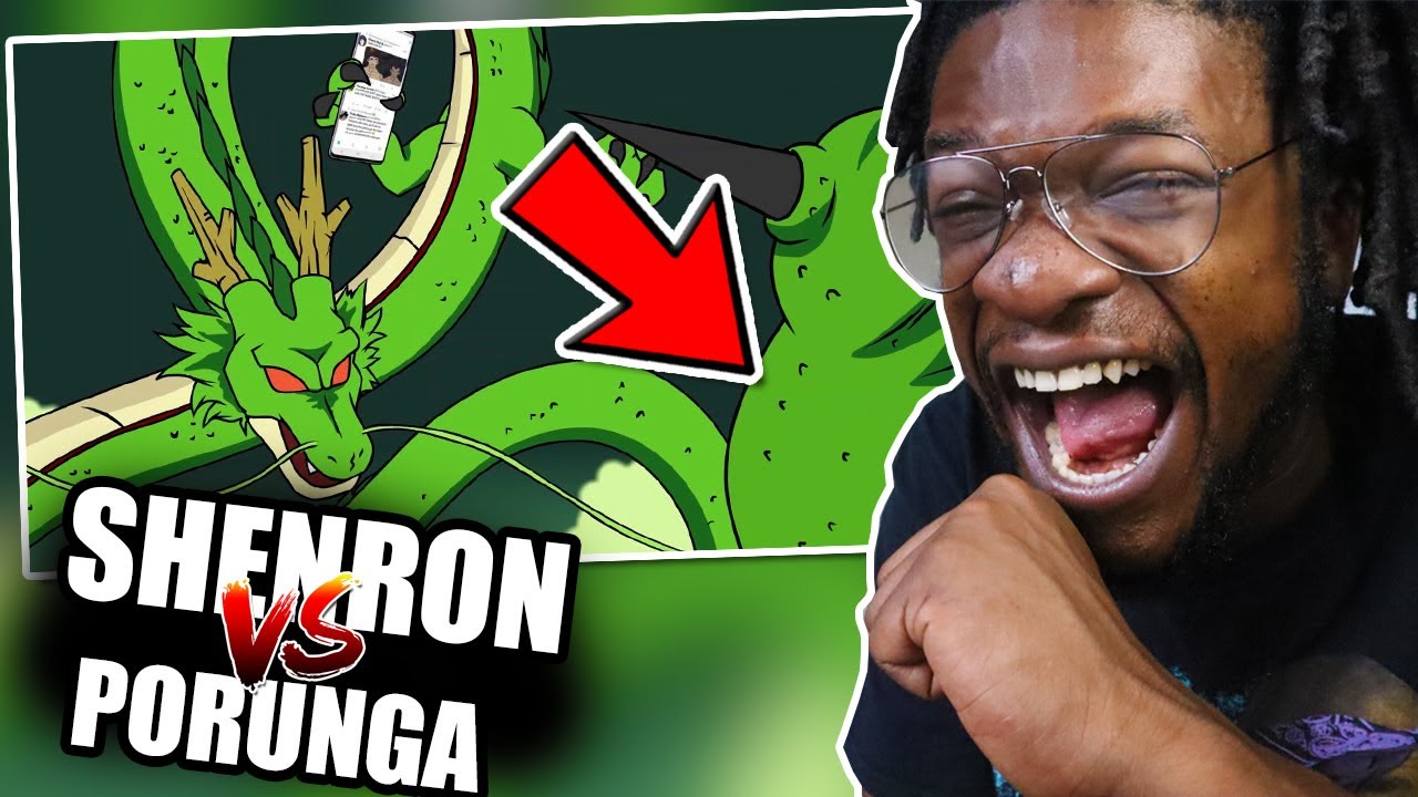 Shenron vs. Porunga Rap Battle! (REACTION!)