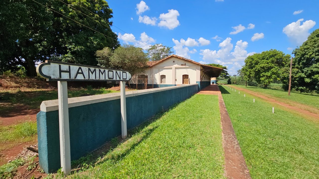 Estação Ferroviária de Hammond em Guariba SP 