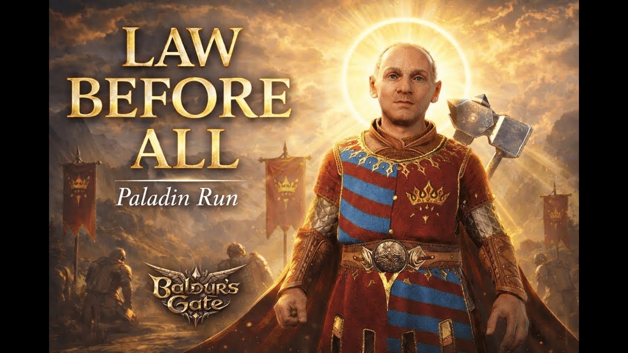 A Pretentious Paladin explores the underdark,  General Cornelius’ Crusade (BG3)