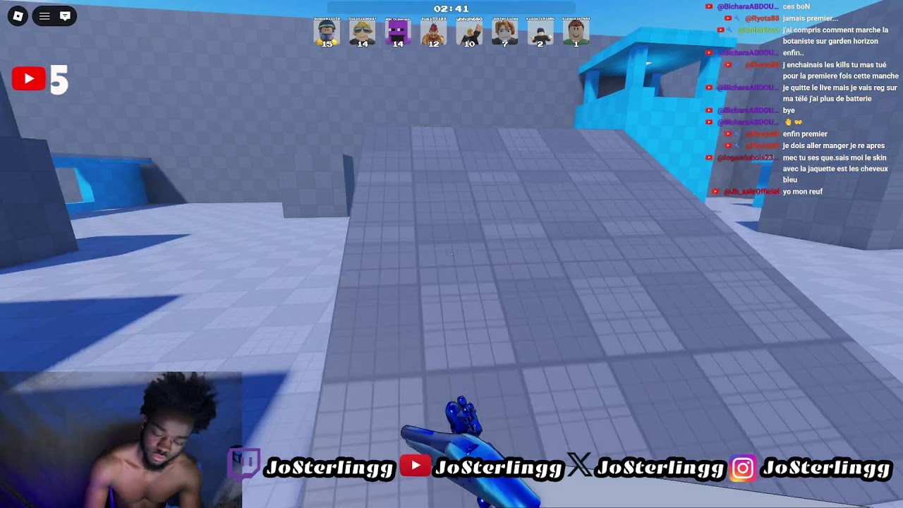 JE SUIS EN LIVE SUR ROBLOX