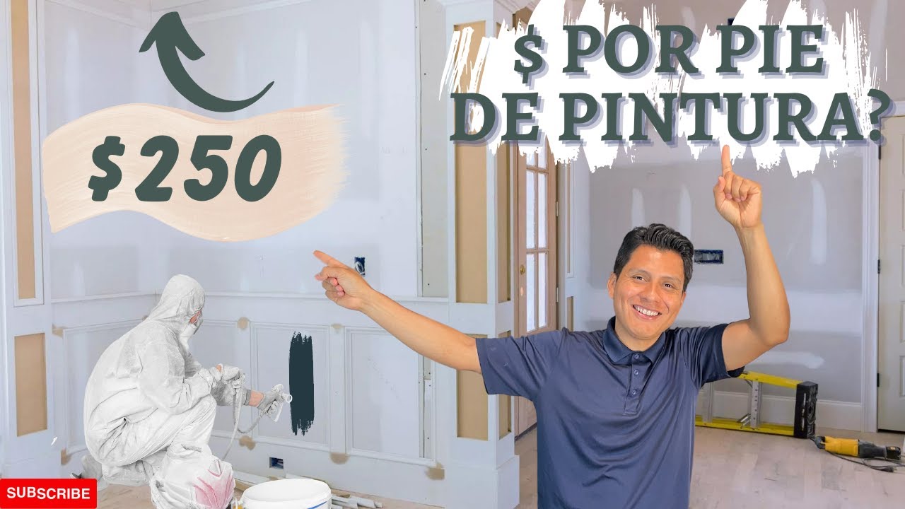 Esto Cobramos Por Pie Cuadrado De Pintura En Casas Nuevas!