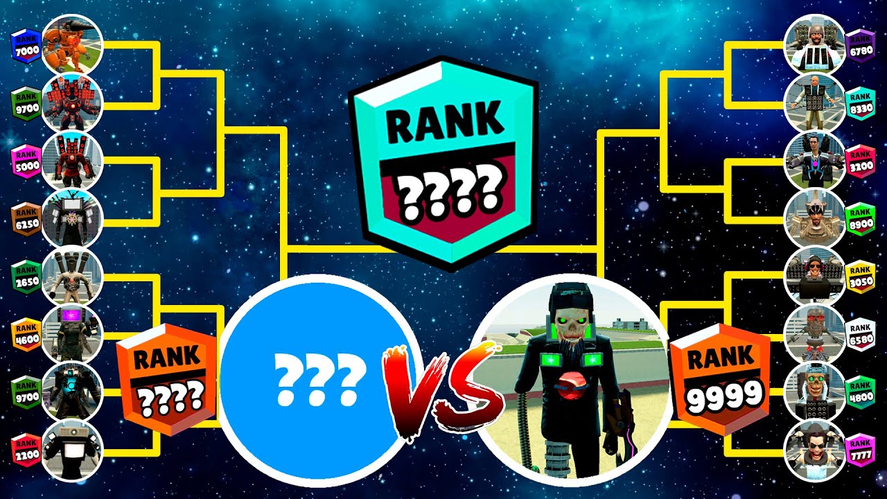 ТУРНИР SKIBIDI TOILET BRAWL STARS RANGS VS TV MAN TITAN & SPEAKERMAN & CAMERAMAN GARRY`S MOD🔥🔥🔥