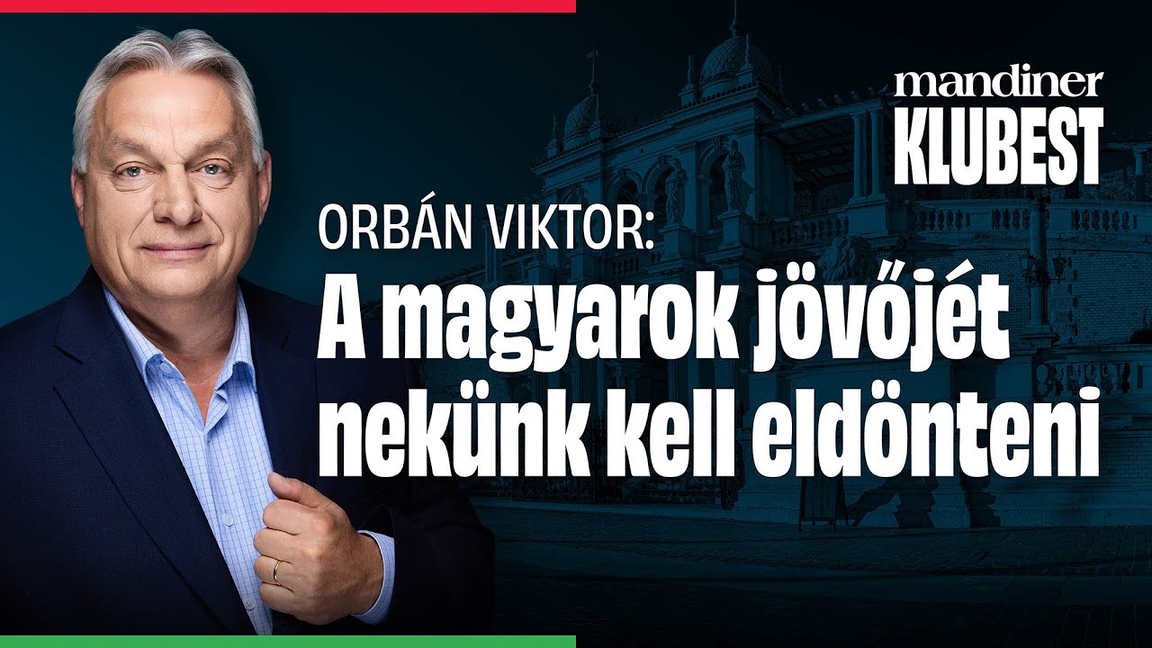 Orbán Viktor ÉLŐBEN a MANDINER Klubesten