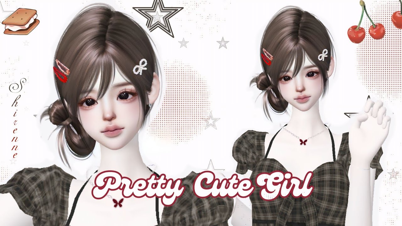 ᪤  ࣪ ⭑🍦 Zepeto Face Tutorial Pretty Cute Girl [ Oplas Zepeto Girl ] Zepeto Girl Face Tutorial   ࣭⸰ ♡