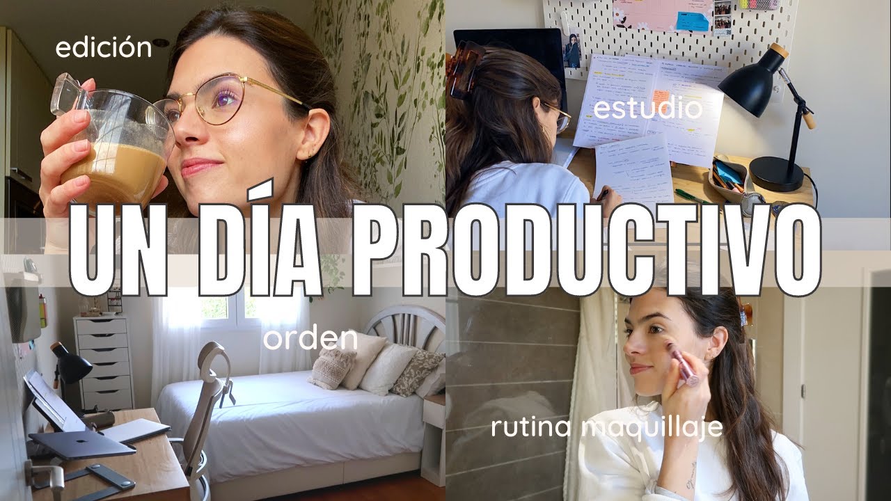 VLOG: Un Día Productivo | Orden, vuelta al estudio, preparando café, editando videos, compras y más