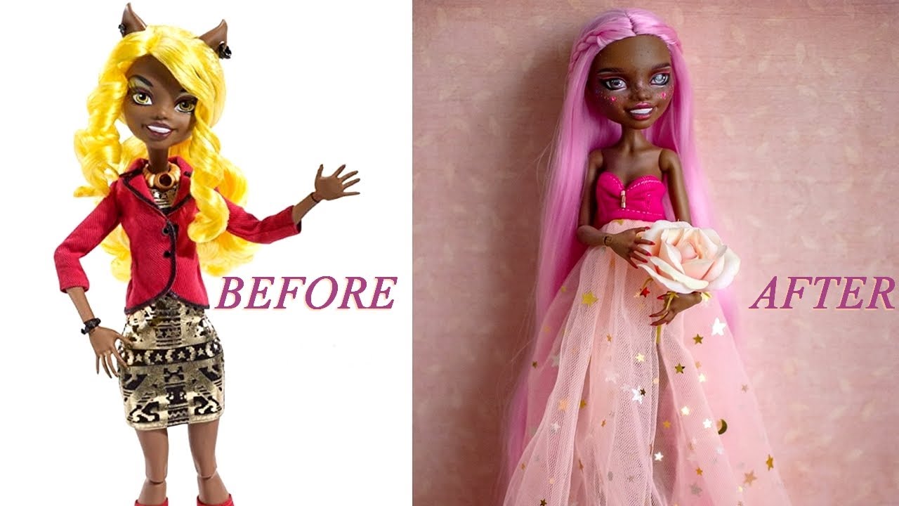 CLAWDIA WOLF custom doll (OOAK Monster High)