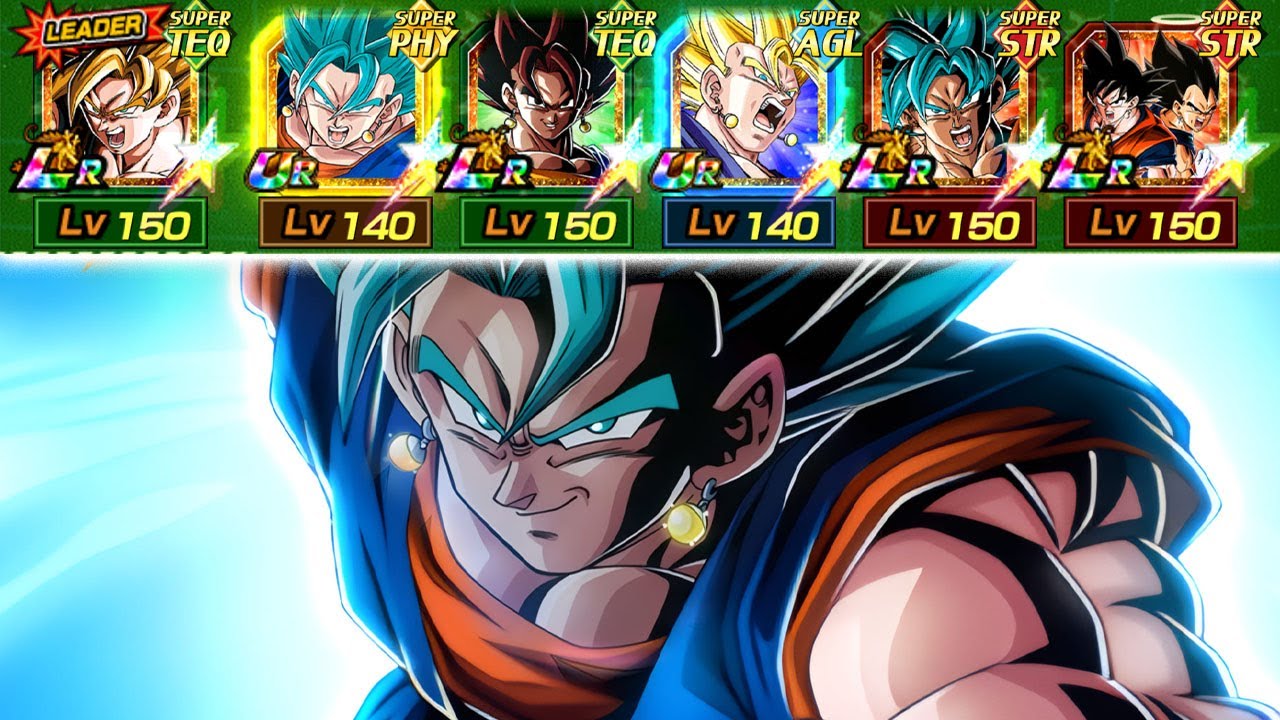 UPGRADED FULL VEGITO TEAM SHOWCASE! Dragon Ball Z Dokkan Battle