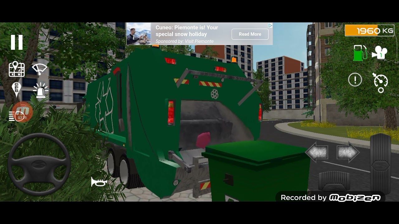 Trash truck simulator #1 zbieranie na lepszą śmieciarke