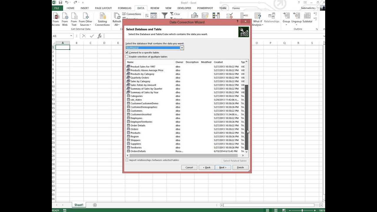 Como consultar datos de SQL Server desde Microsoft Excel