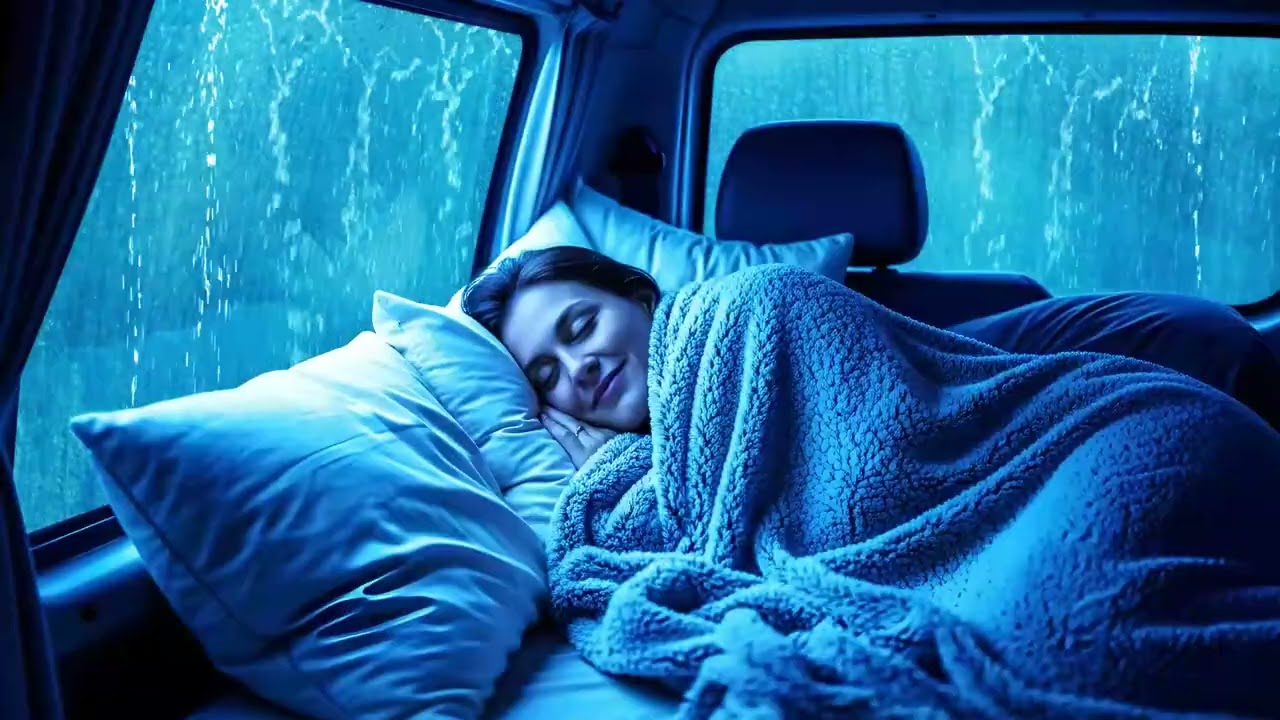 Car Rain Sounds for Sleep 🚗 Fall Asleep Fast with Gentle ASMR Rain