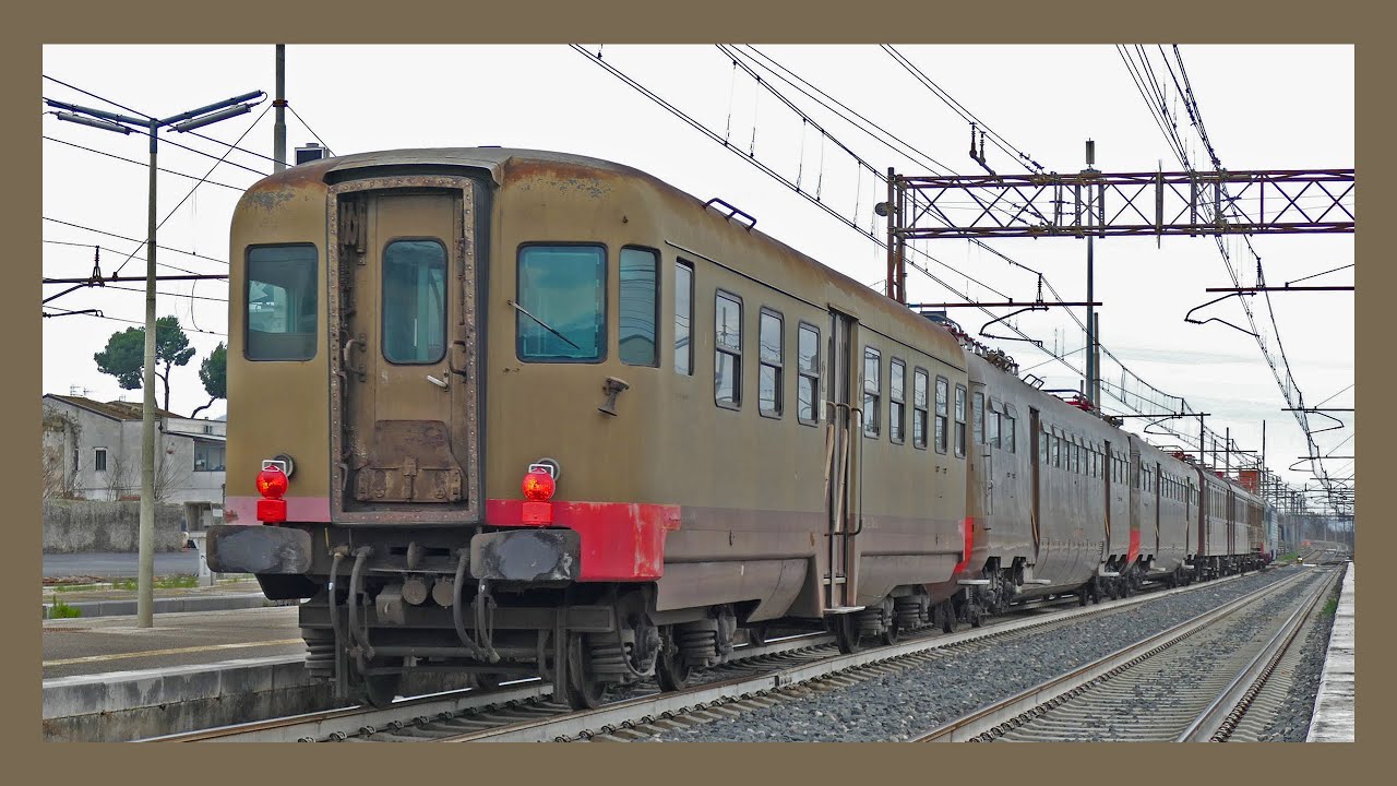 Un TRASFERIMENTO STORICO D'ALTRI TEMPI nella stazione di Cancello Scalo.