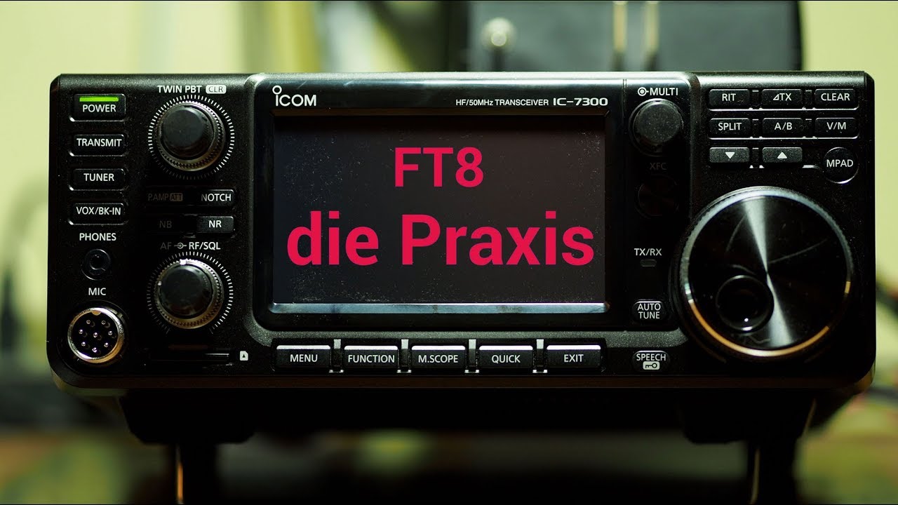 FT8 mit dem ICOM IC 7300: Die Praxis